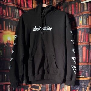 Bleed Abide Black Graphic Hoodie!